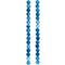 12 Pack: 8mm Blue Crackle Agate Round Beads by Bead Landing®